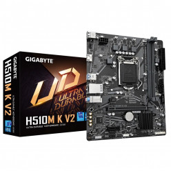 GIGABYTE H510M K V2, Socket 1200, Intel® H470 (11/10th Gen CPU), Dual 2xDDR4-3200, CPU Intel graphics, HDMI, 1xPCIe X16, 2xSATA3, RAID, 1xM.2, 1xPCIe X1, ALC887 HDA, GbE LAN, 4xUSB3.2, RGB Led, mATX